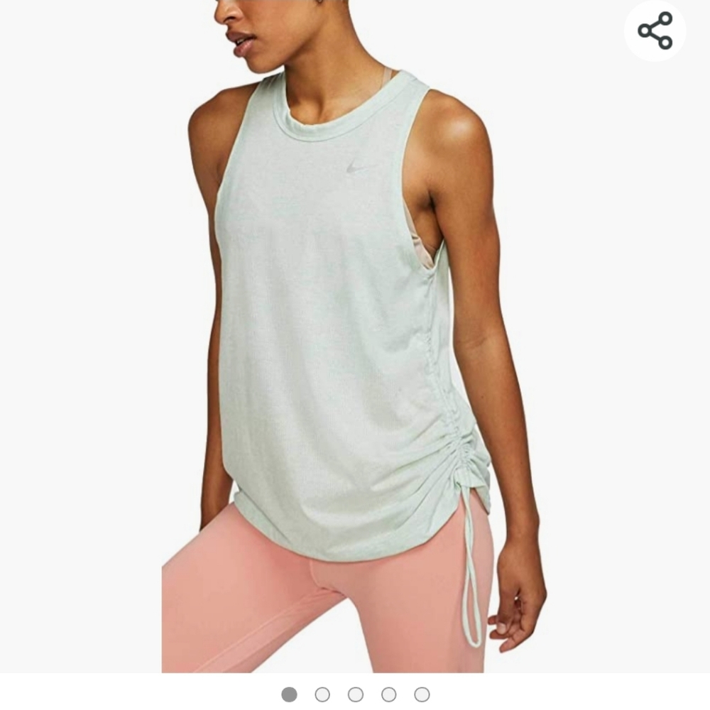 Nike light green drift tank